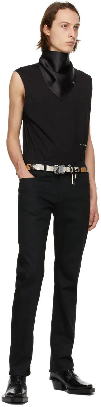 1017 ALYX 9SM Black Six-Pocket Jeans