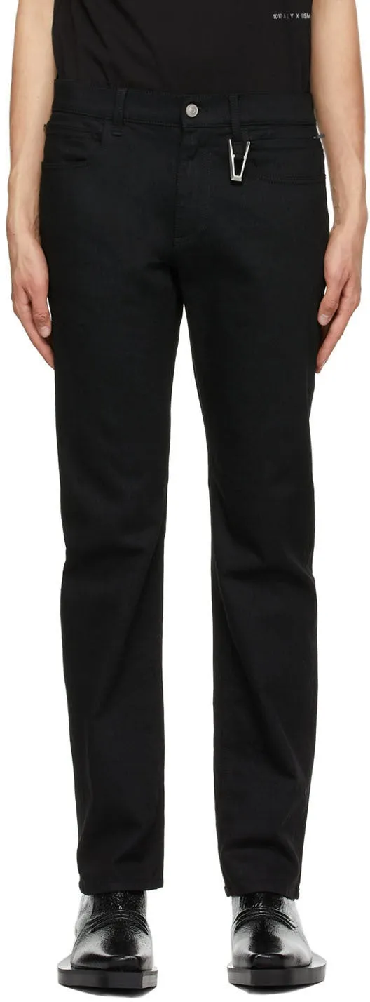 1017 ALYX 9SM Black Six-Pocket Jeans