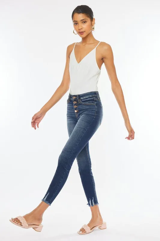 9142 High-Rise R&B Ankle Skinny