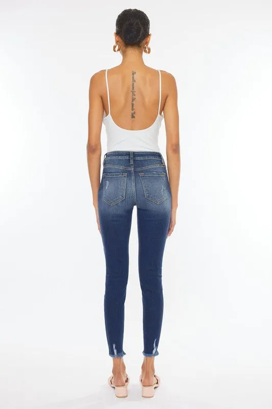 9142 High-Rise R&B Ankle Skinny