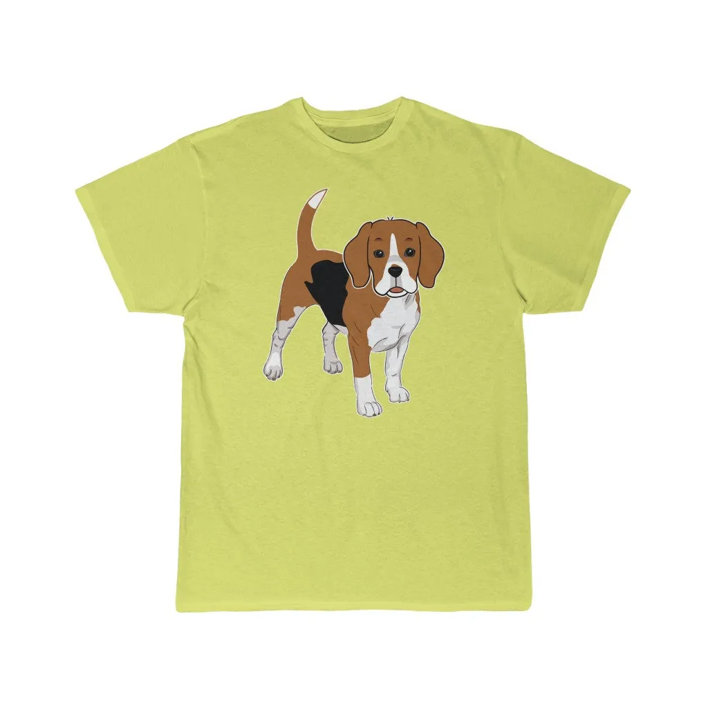 Beagle Men's Short Sleeve Tee, S - 5XL, Preshrunk Cotton, Light Fabric, Relaxed Fit, 11 Colors, FREE Shipping, Made in USA!!