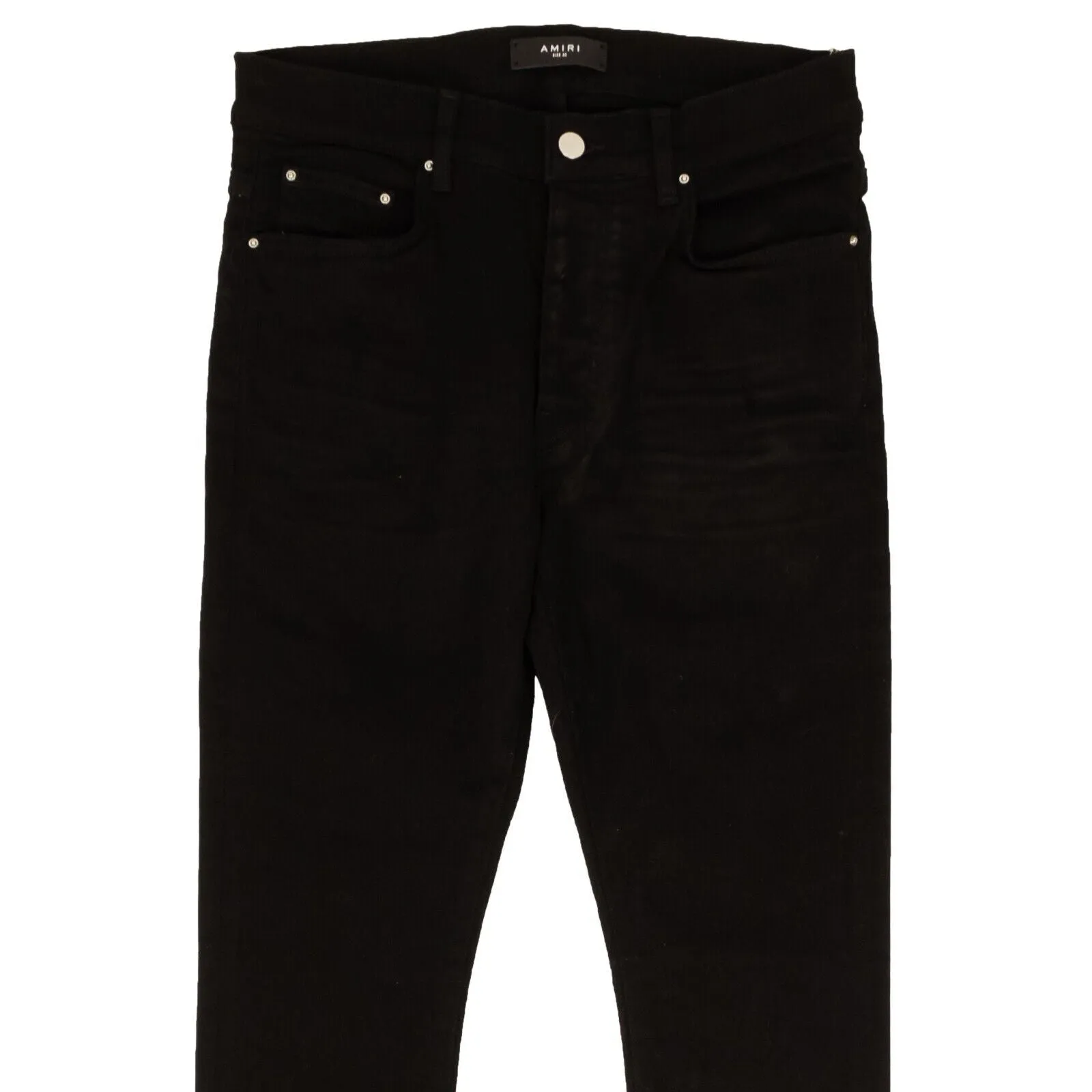 Black Cotton Stack Casual Skinny Jeans