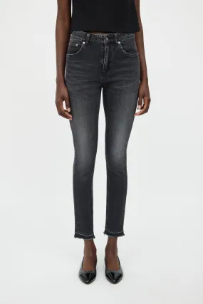 Black Distressed Skinny Jean