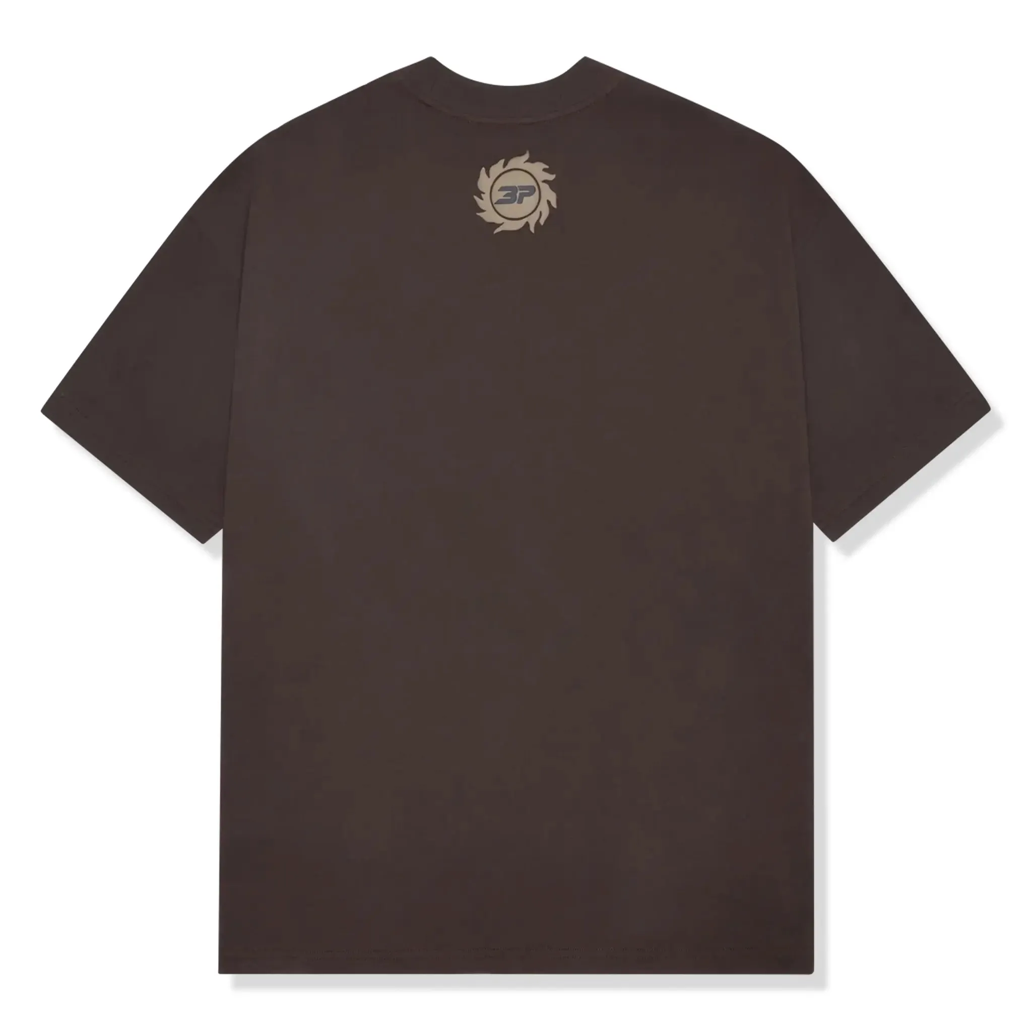 Broken Planet Space Trails Mocha Brown T Shirt