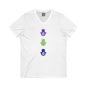 Colourful Hamsas 2 V-Neck Tee