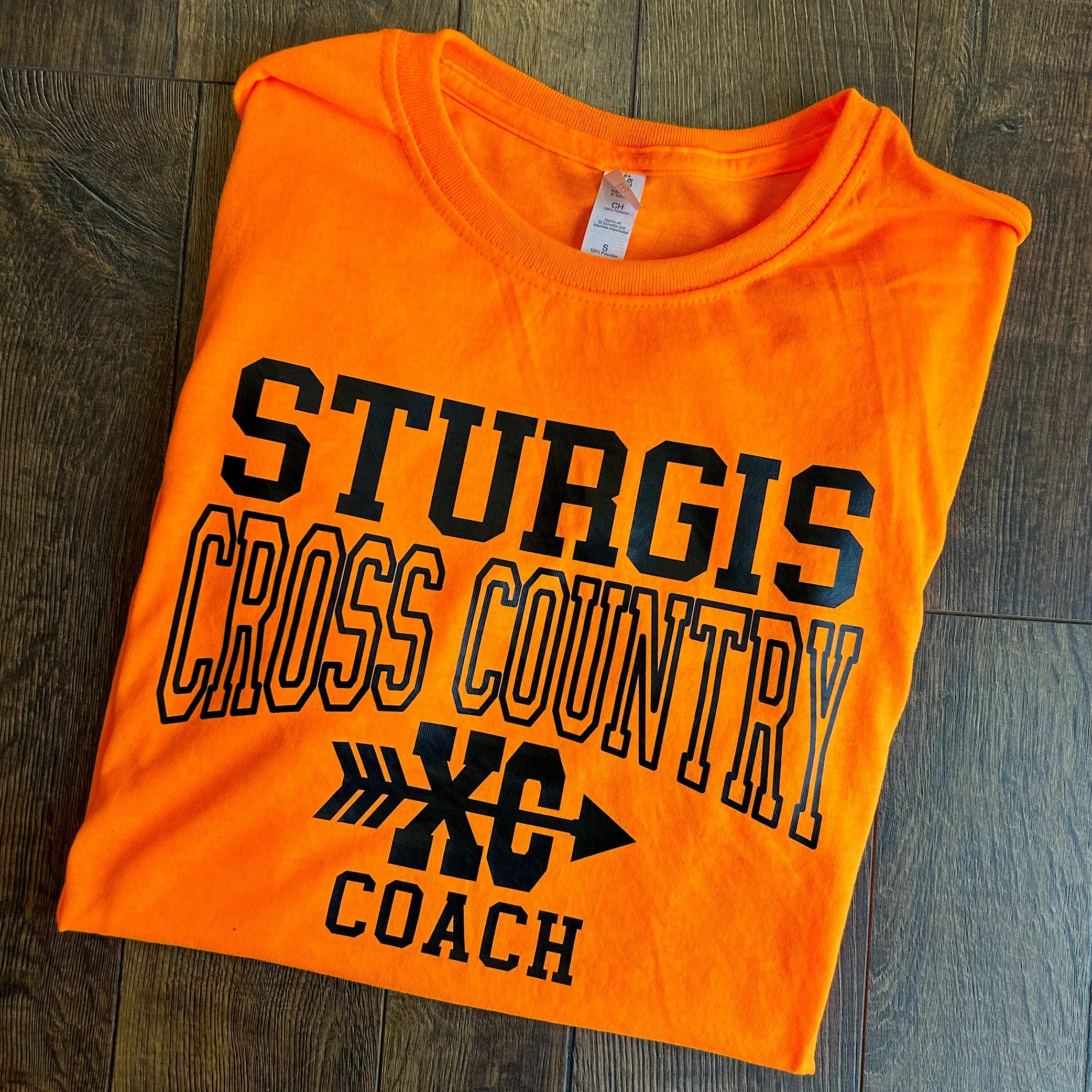 Custom Cross Country Coach Team Shirt