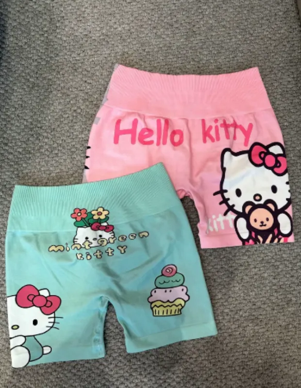Cute Kitty Workout Shorts