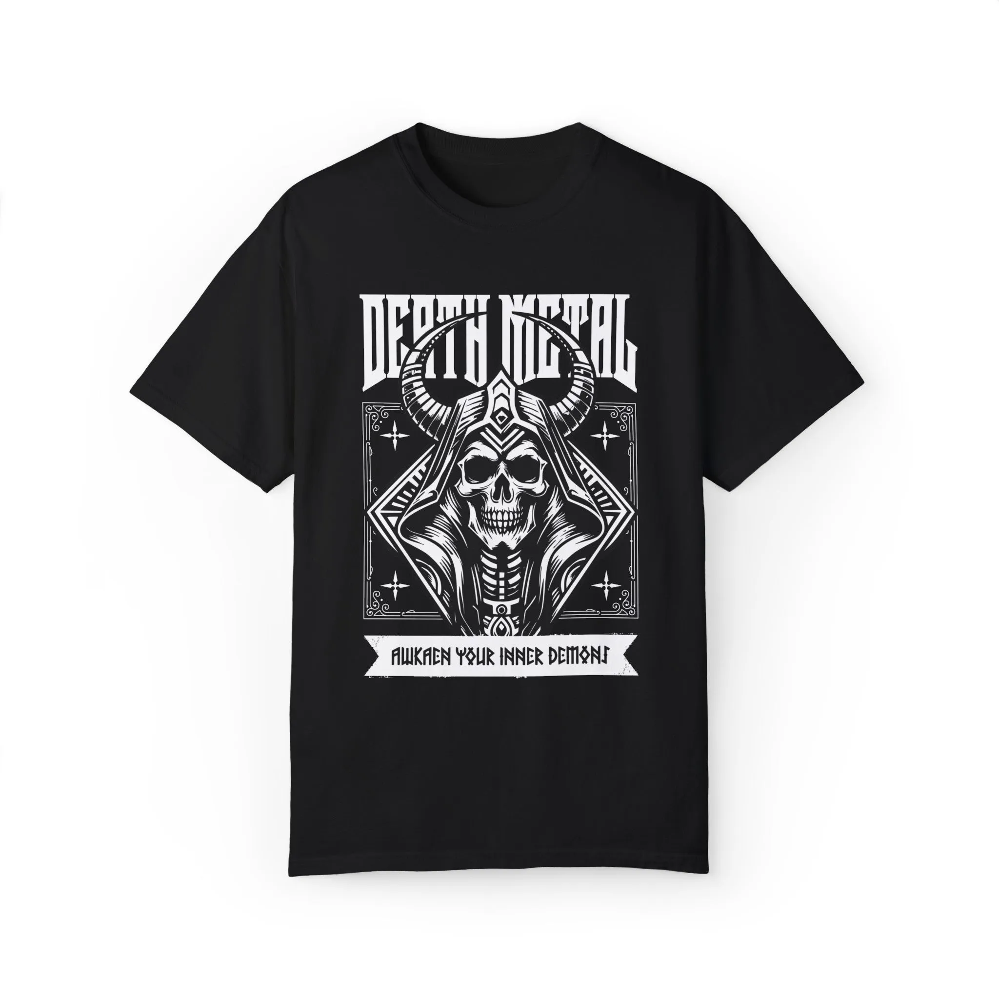Death Metal Oversized  Beefy Tee