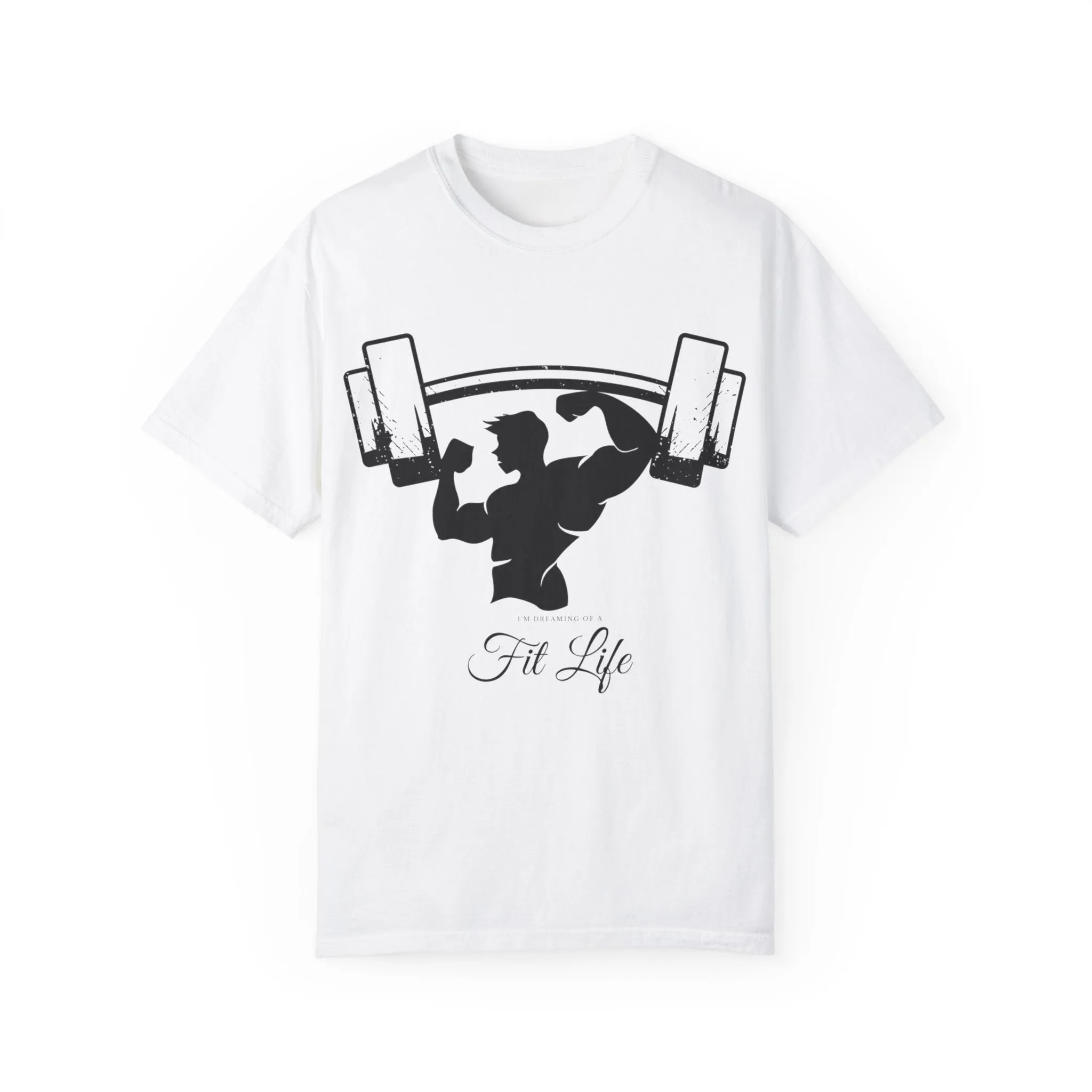 Fit Life T Shirt Unisex Garment-Dyed – Motivational Gym Apparel Wear