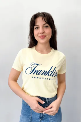 Franklin TN Yellow Tee
