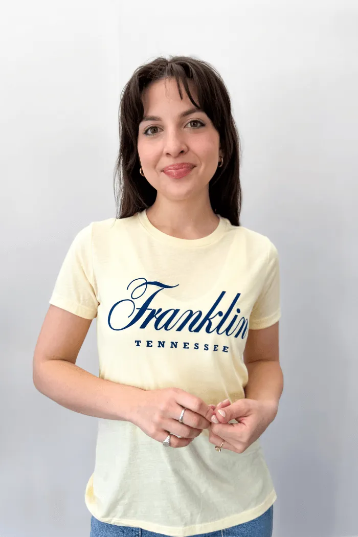 Franklin TN Yellow Tee