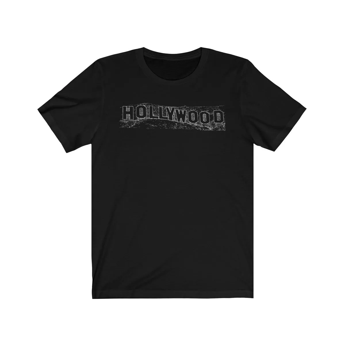 Hollywood Sign - Unisex Jersey Short Sleeve Tee
