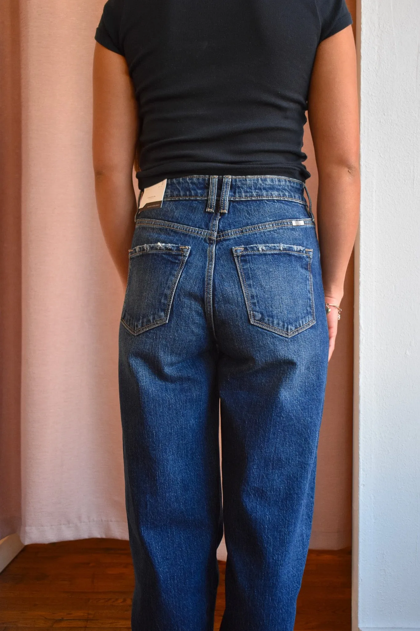 KanCan Jeans High Rise Slim Barrel Jean