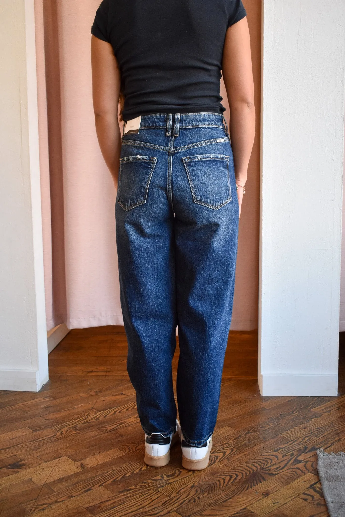 KanCan Jeans High Rise Slim Barrel Jean