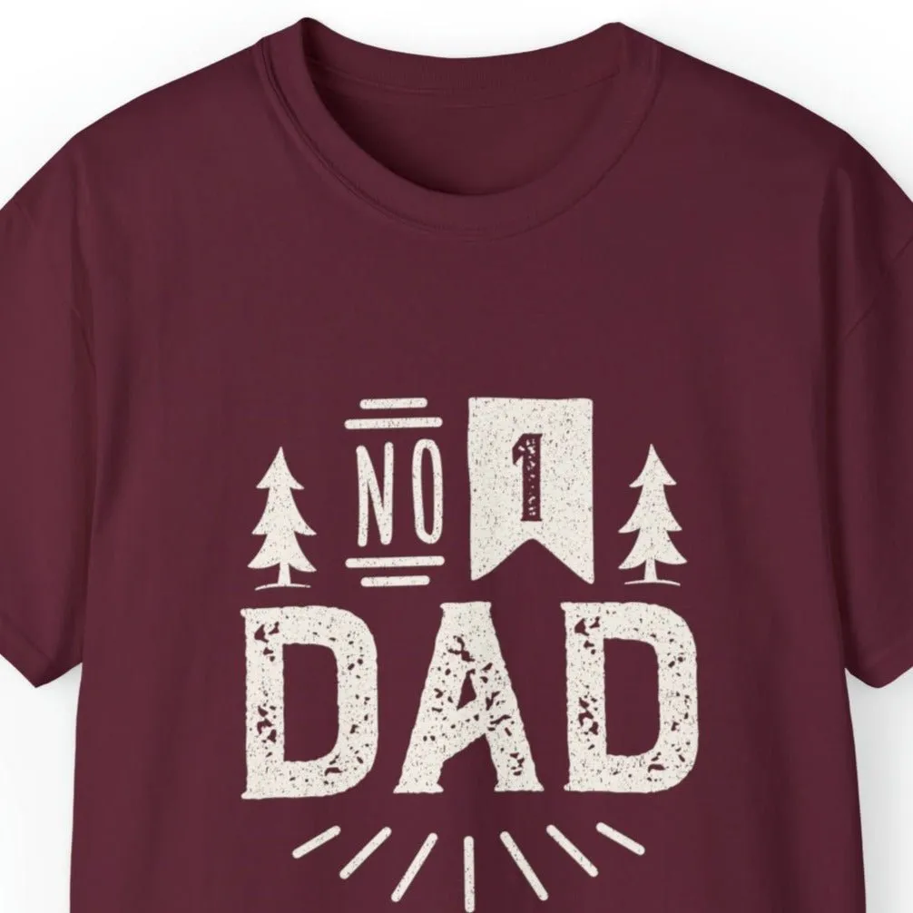 Number 1 Dad Men's Tee - Proud Father's Day T-Shirt