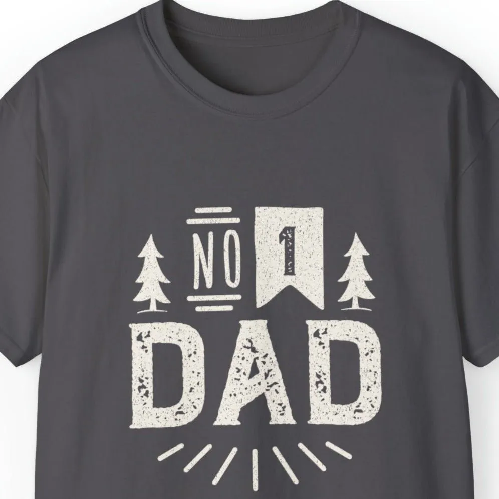 Number 1 Dad Men's Tee - Proud Father's Day T-Shirt