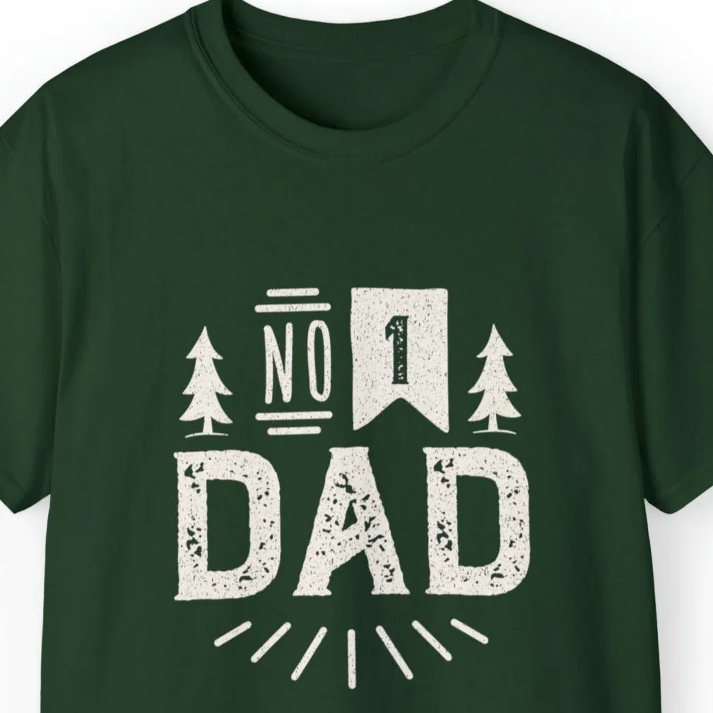 Number 1 Dad Men's Tee - Proud Father's Day T-Shirt