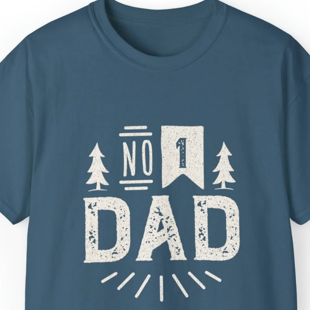 Number 1 Dad Men's Tee - Proud Father's Day T-Shirt