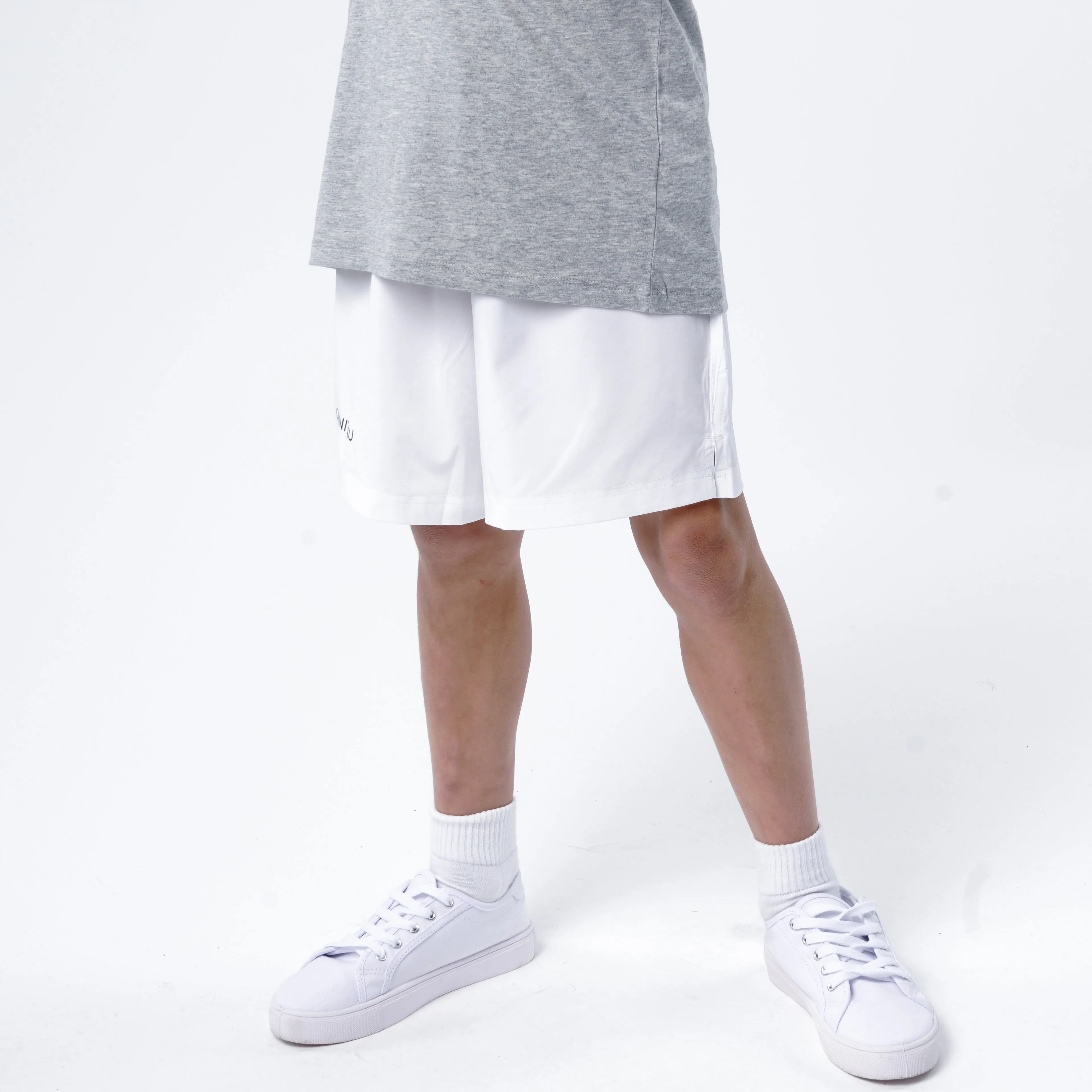 Omnitau Kid's Core Hockey Shorts - White