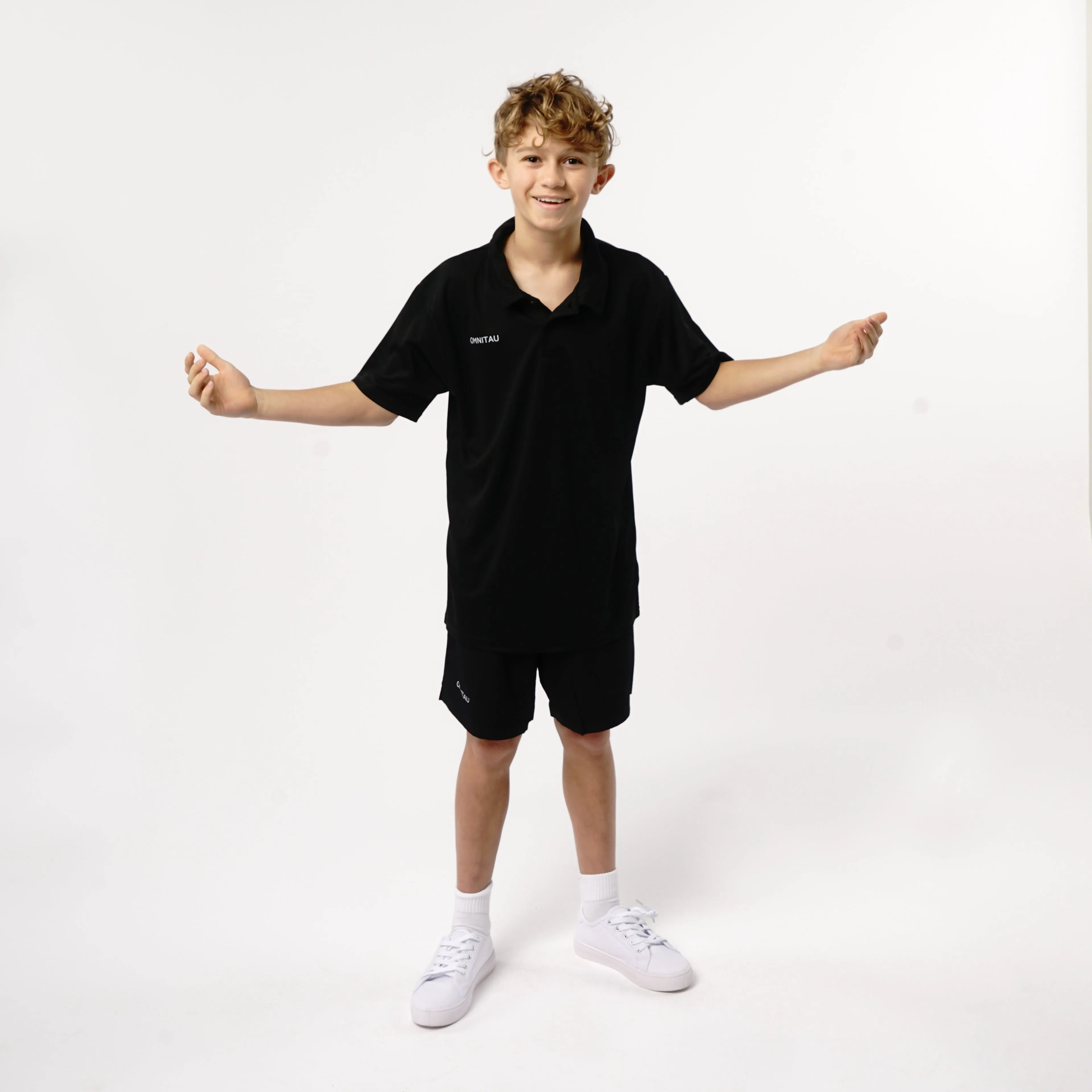 Omnitau Kid's Core Multisport Playing Shorts - Black