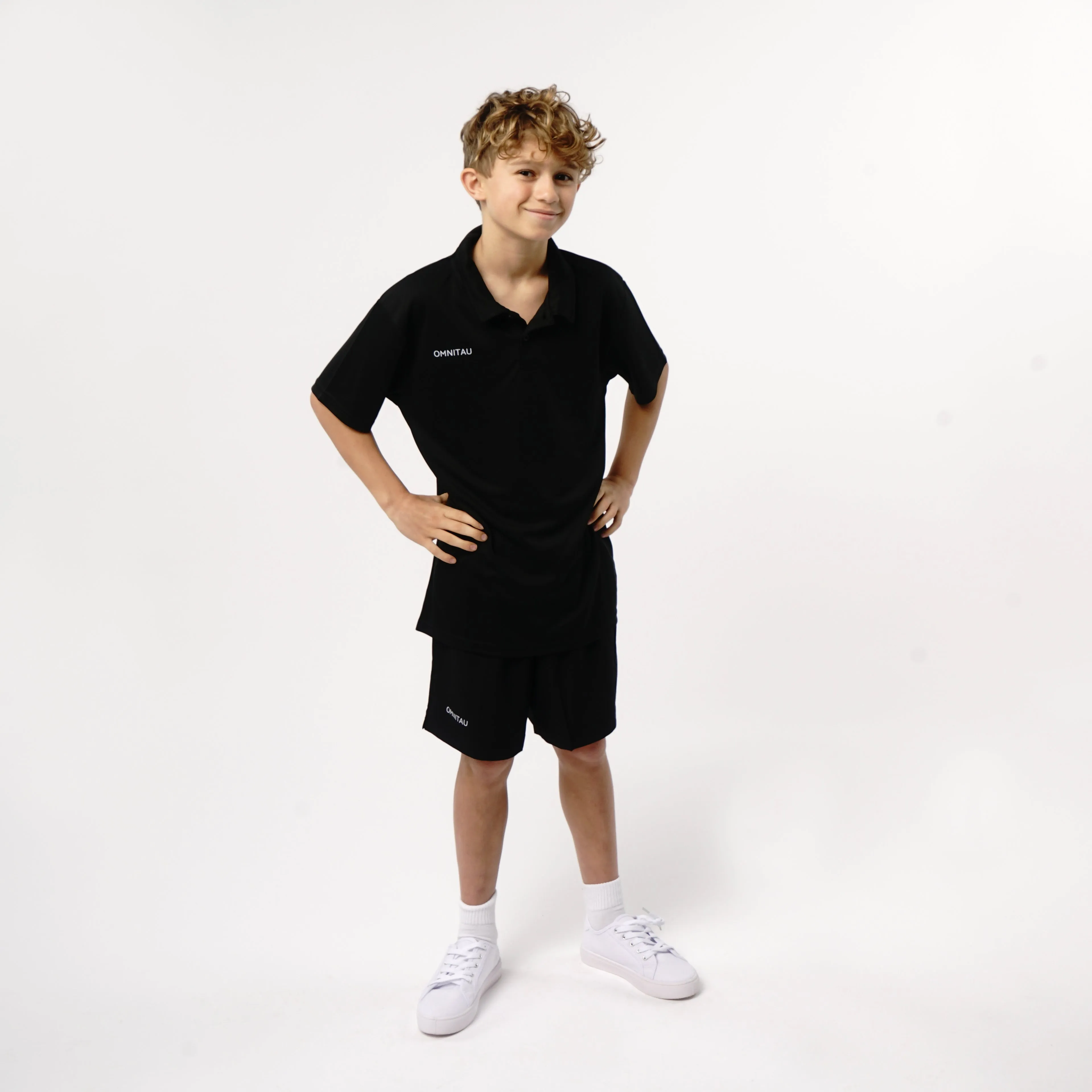 Omnitau Kid's Core Multisport Playing Shorts - Black