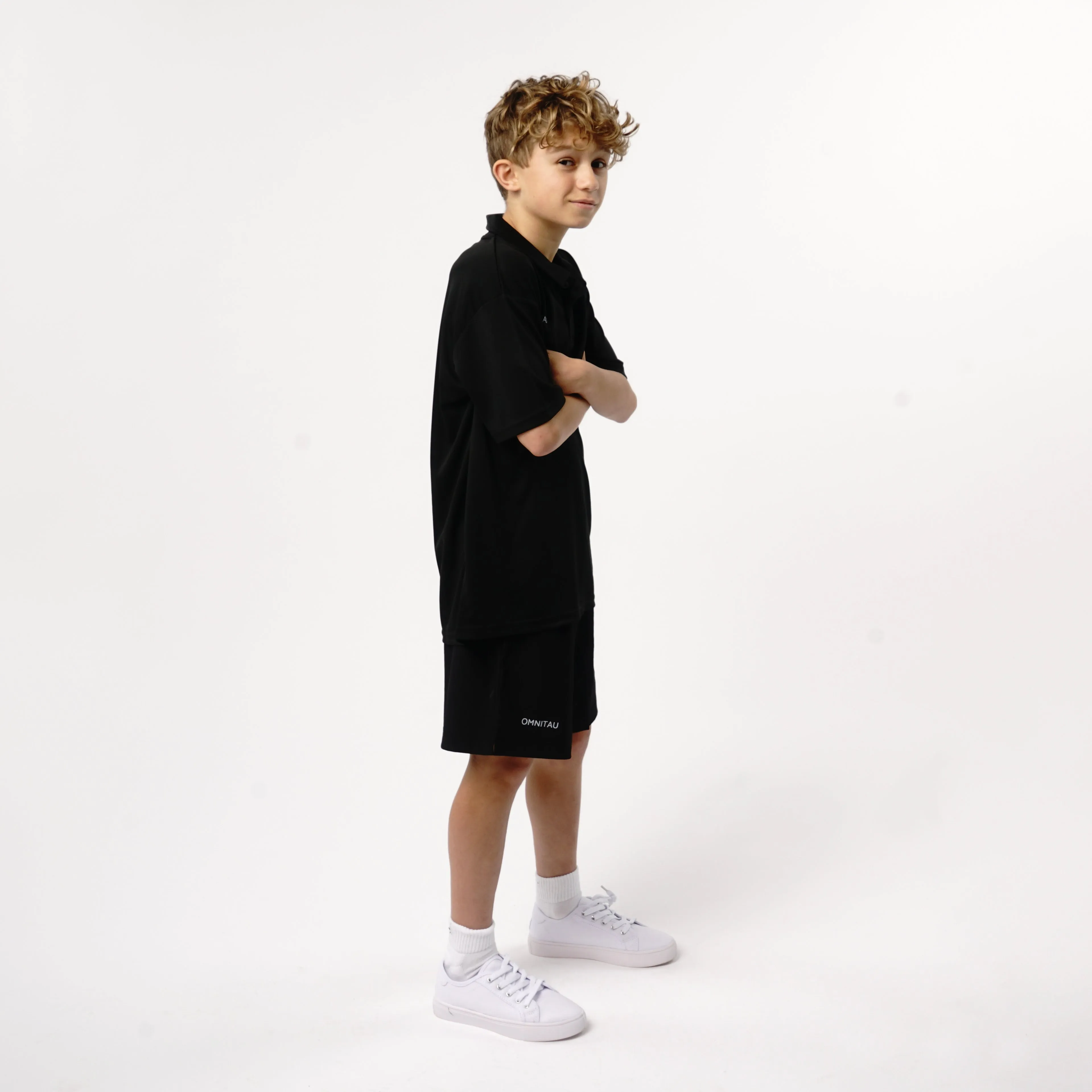 Omnitau Kid's Core Multisport Playing Shorts - Black