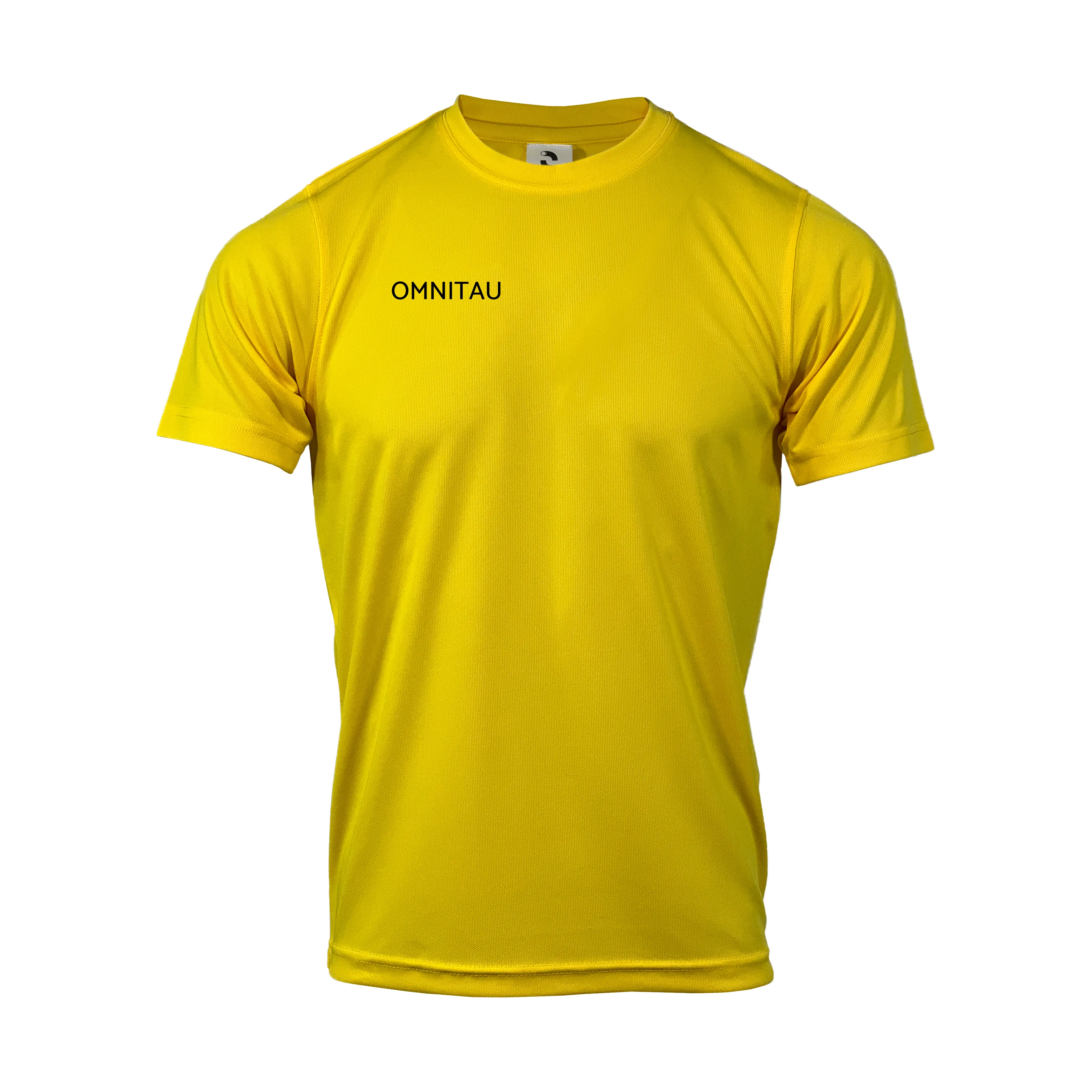 Omnitau Kid's Team Sports Breathable Technical T-Shirt - Yellow