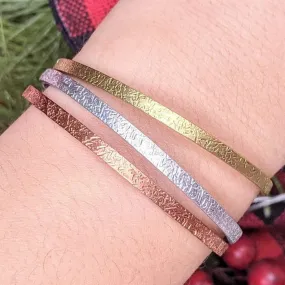 Skinny Stacking Cuff Bracelets