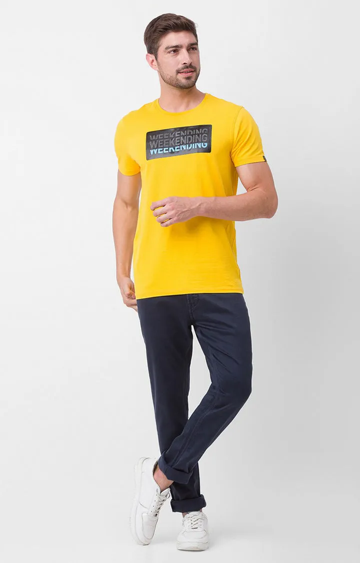 Spykar Indigo Cotton Slim Fit Narrow Length Jeans For Men (Skinny)