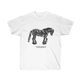 Unisex Vegan Horse Ultra Cotton Tee
