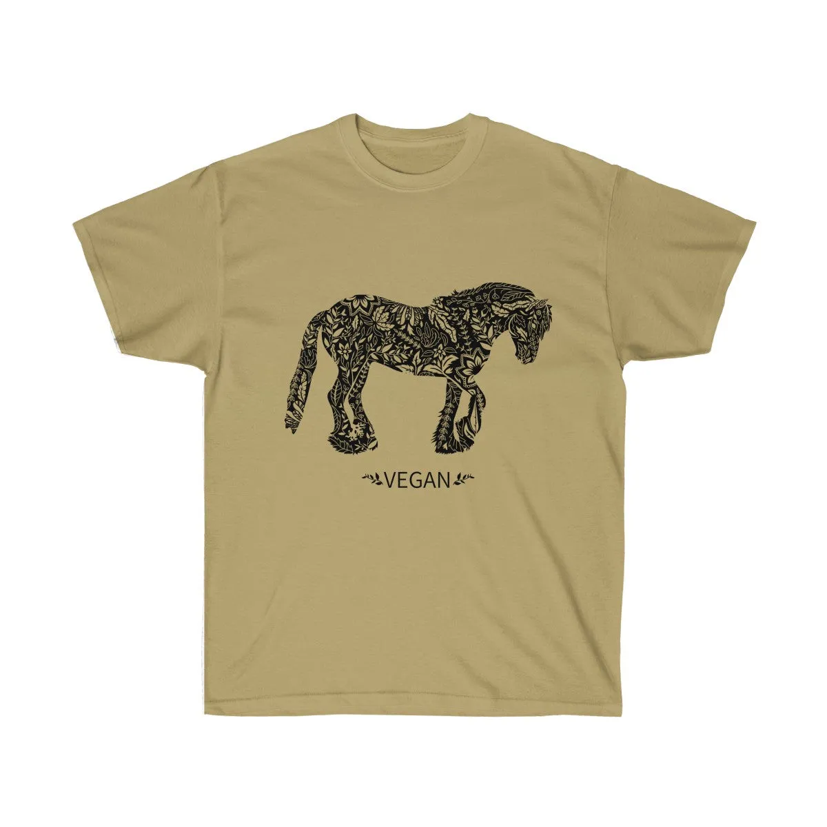 Unisex Vegan Horse Ultra Cotton Tee